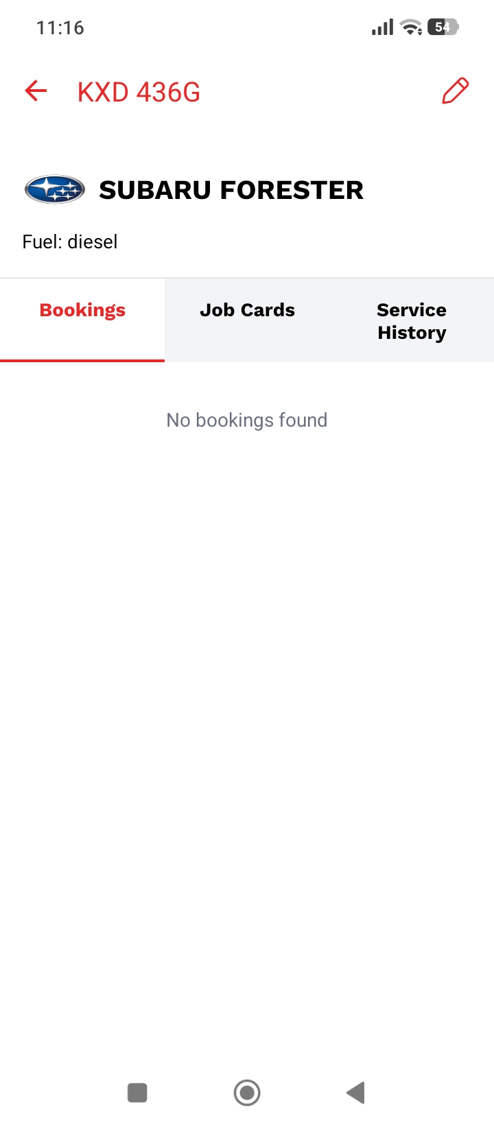 Vehicle History